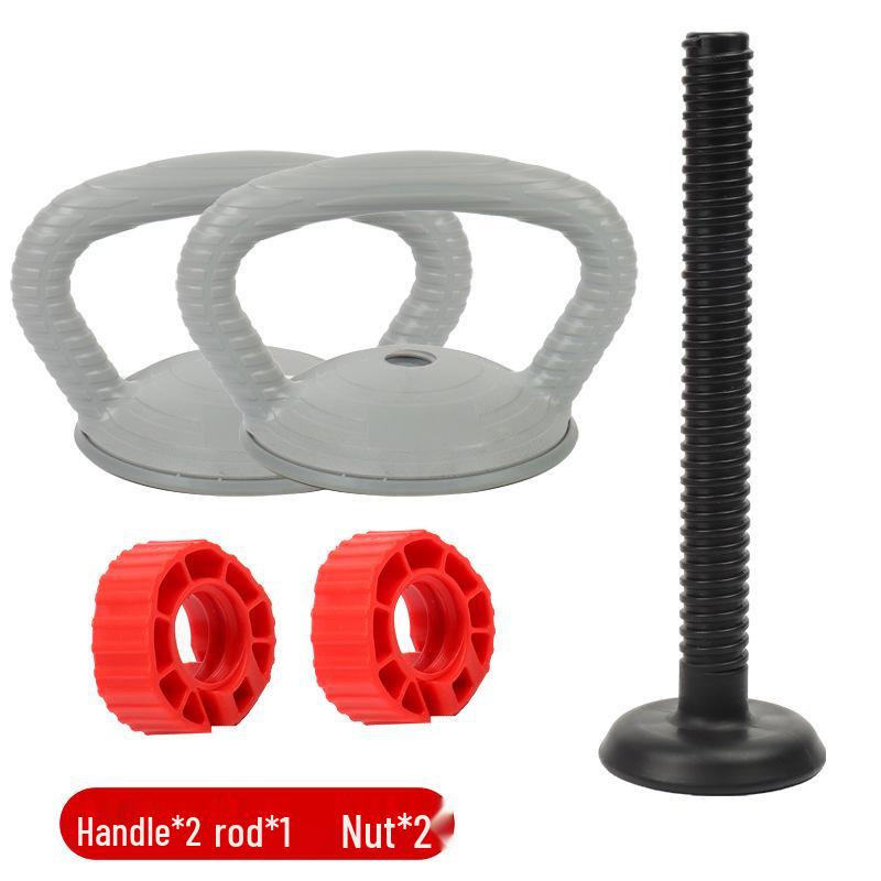 Portable Fitness Accessories: Handle for Dumbbell, Barbell, Kettlebell Swing, Hip Raise, Prone Support