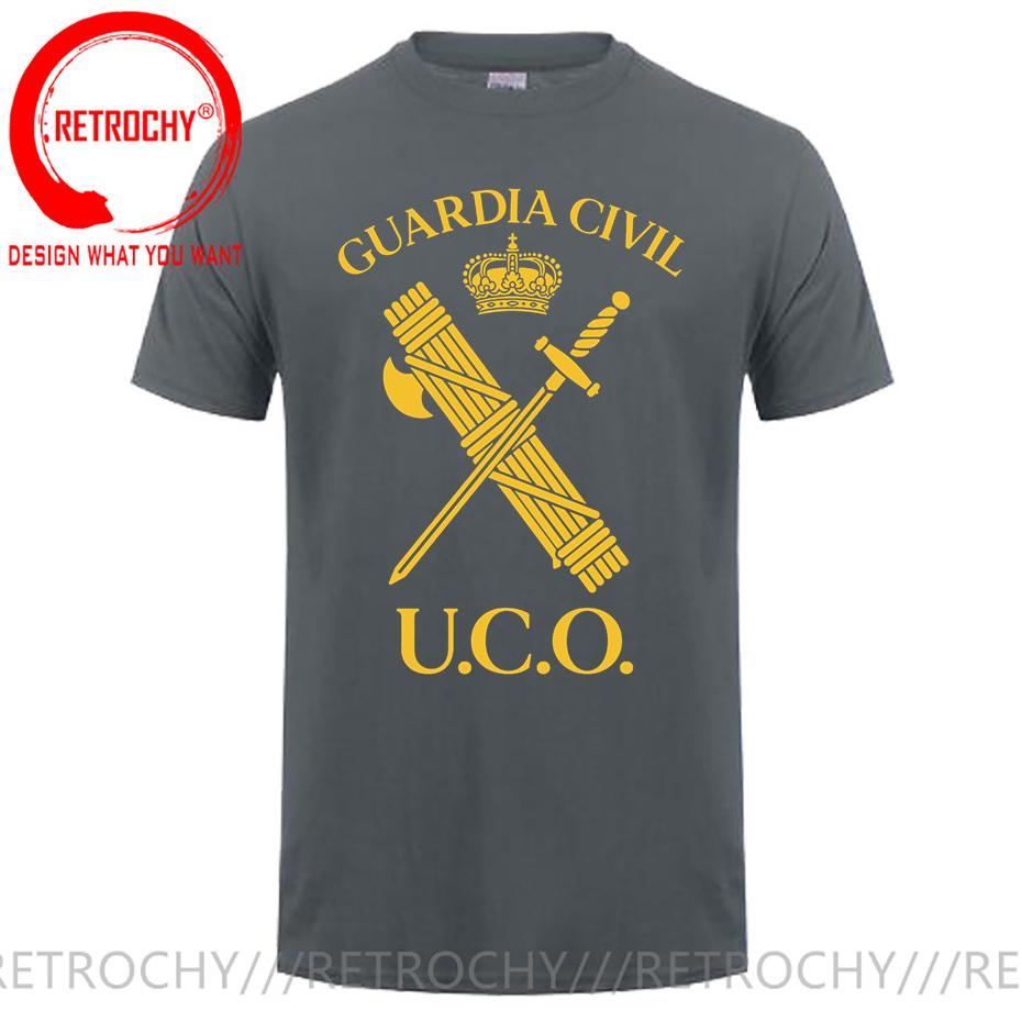 Uco Guardia Civil EspaA PolicA T Shirt Unisex Spain Guardia Civil TShirt Unisex Military Army Summer Streetwear Tops Tee Shirt