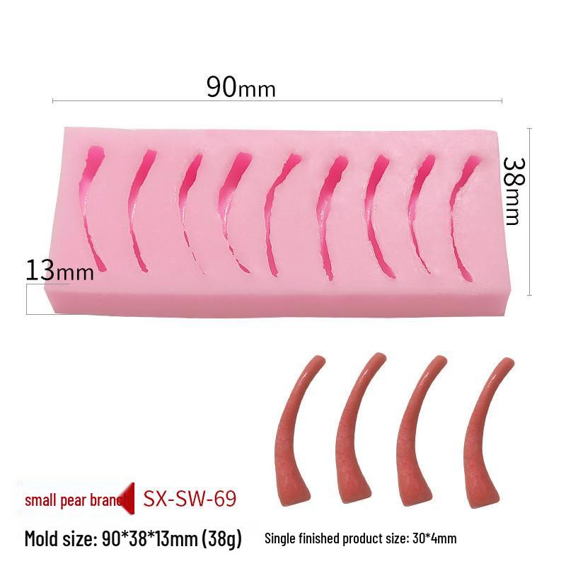 

3D Груша Французский Муссовый Торт Силиконовая Форма для DIY Десертов