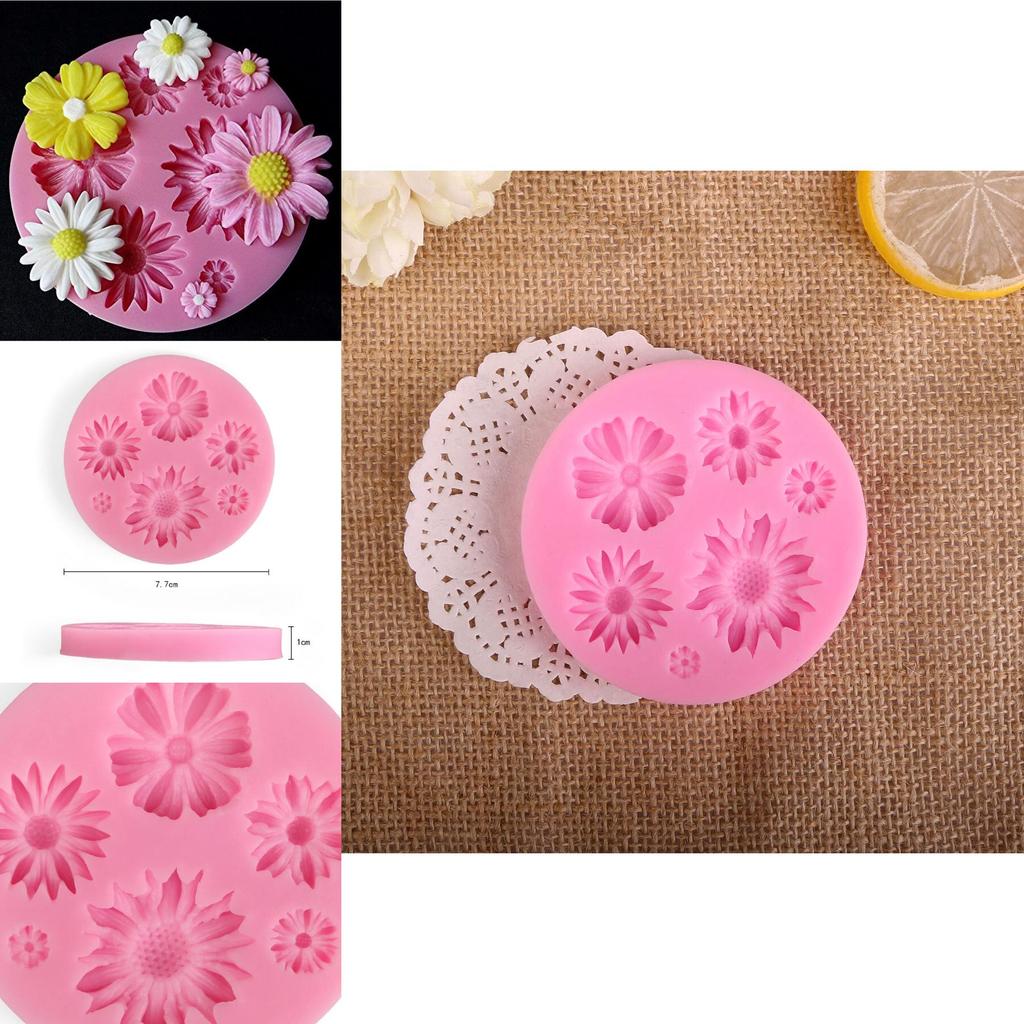 Elegant 3d Blomma Silikonform För Fondant Tårtdekoration Och Sugarcraft DIY