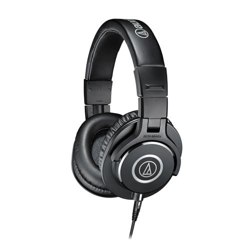 

Audio-Technica ATH-M40x Professional Studio Monitor Headphones, Black (AUD ATHM40X)