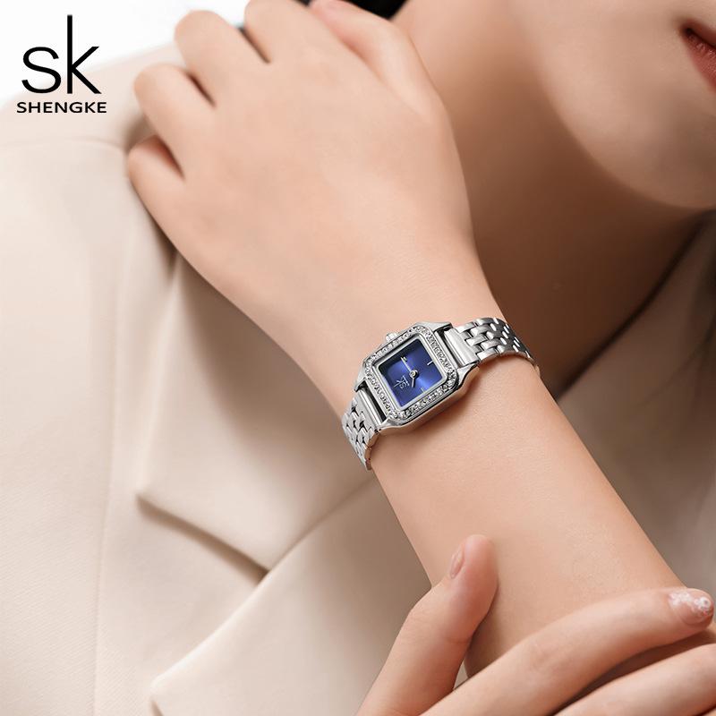 Watch Women'S Fashion Light Luxury Business Commuter Small Square Watch Niche Waterproof Women'S Watch Quartz Watch 0173