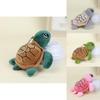 Adorable Plush Ocean Animal Large Turtle Keychain Soft Toy In Multiple Colors