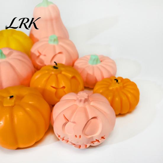 Reusable Silicone Mold DIY Pumpkin Candle for Halloween, Handmade Scented Making Mold, Seasonal Crafts Casting Gypsum Cement Clay Epoxy Resin