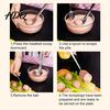 Professional Meatball Maker Stainless Steel Spoon Ergonomic Long Handle Manual Utensils Non-Stick Spoon Oval Leak Design Kitchen Tool for