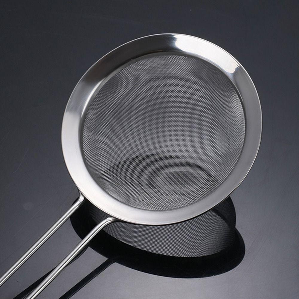 Stainless Steel Fried Food Net Strainer Draining Hot Pot Filter Mesh Soup Skimmer Spoon  Restaurant