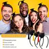 1pc Graduation Cap Headband ,Popular Culture Theme Hair Additions, Doctoral Hat Design, Suitable for Dressing Up And Gifts