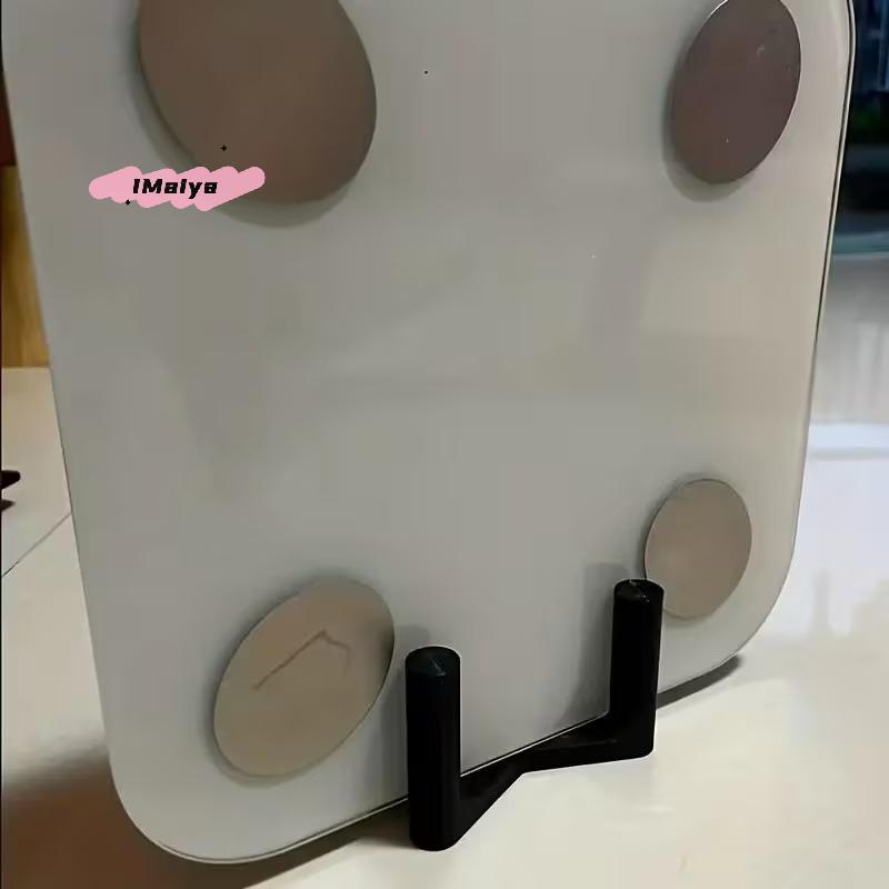 Space-Saving Plastic Weight Scale Stand for Bathroom & Home Gym Utility Rack Compatible with Digital & Analog Scales
