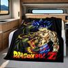 1PC DRAGON BALL  Print Flannel Blanket, High Quality All Seasons, Home Decor, Warmth and Comfort, Perfect for Christmas Gifts