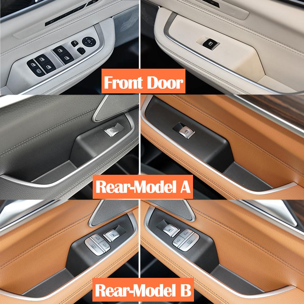 LHD New Left Right Front Rear Interior Door Pull Handle Armrest Panel Window Switch Cover For BMW 6 Series GT G32 2017-2022
