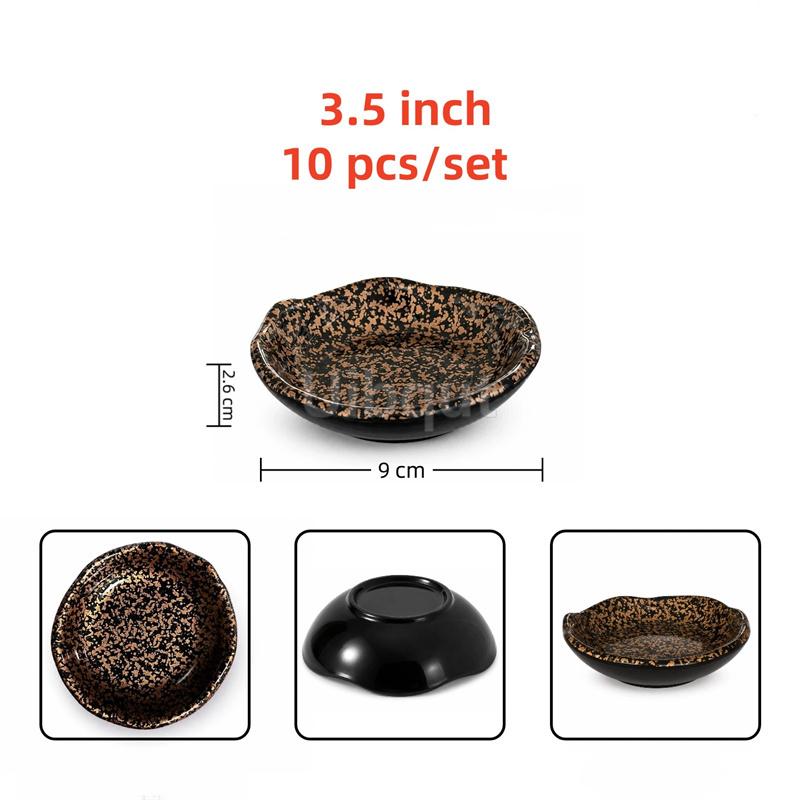 Melamine plastic Japanese style seasoning sauce small dish dipping Sushi soy sauce pepper wasabi Mustard dish oil vinegar plate