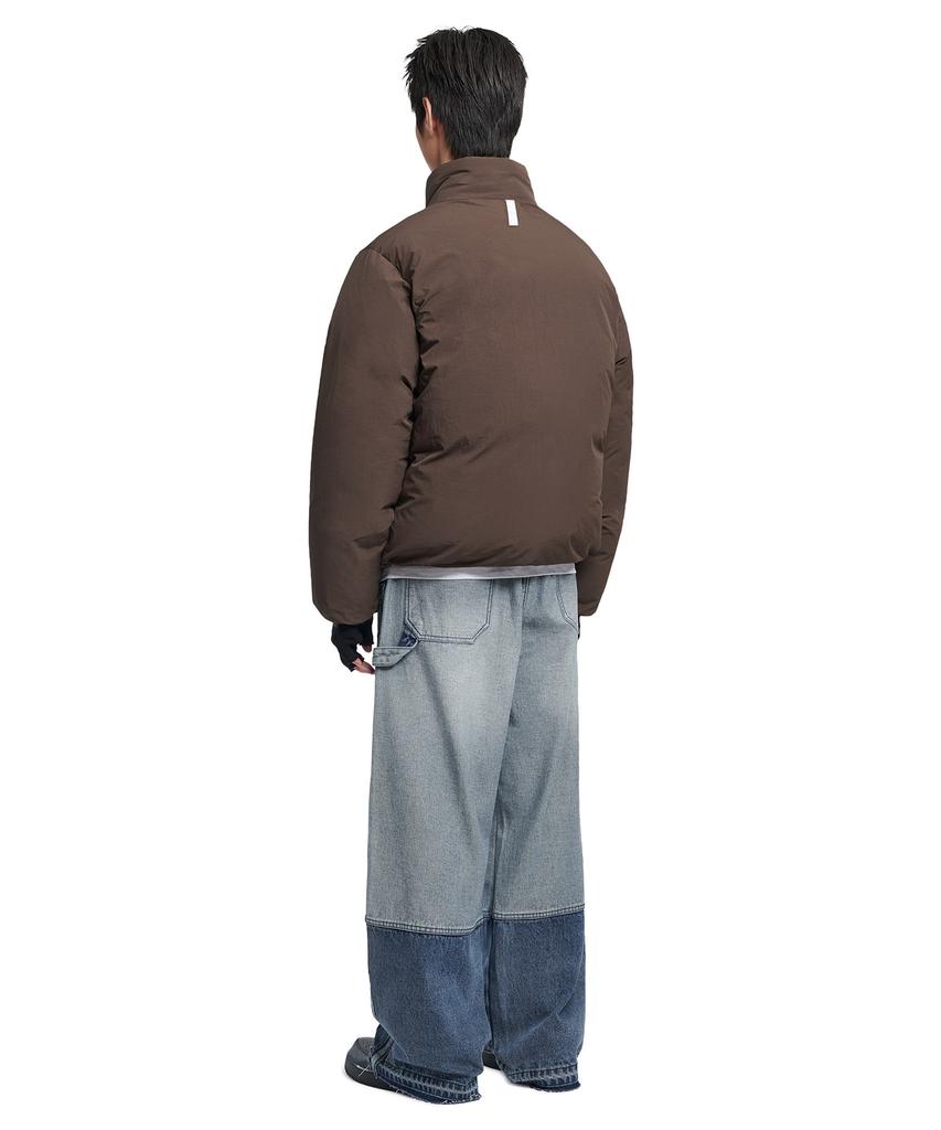 Nomanual Plain Duck Down Jacket - Dark Brown