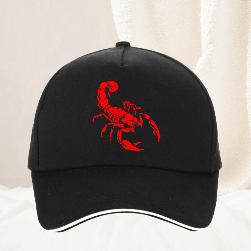 Unisex Scorpion Baseball Caps Spring Autumn Outdoor Adjustable Casual Hats Sunscreen Hat Sports Cap