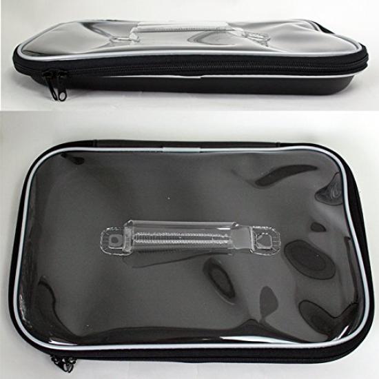 CROSS FACTOR EVA Tackle-Tasche mit Rutenhalter, Schwarz, AEK905-BK