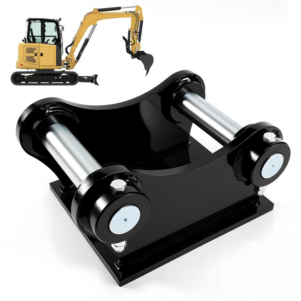 2 Pcs Bucket Ear Replacement for CAT 305 306 Mini Excavators Manganese Steel Bucket Ear Attachment with Pins and Screws