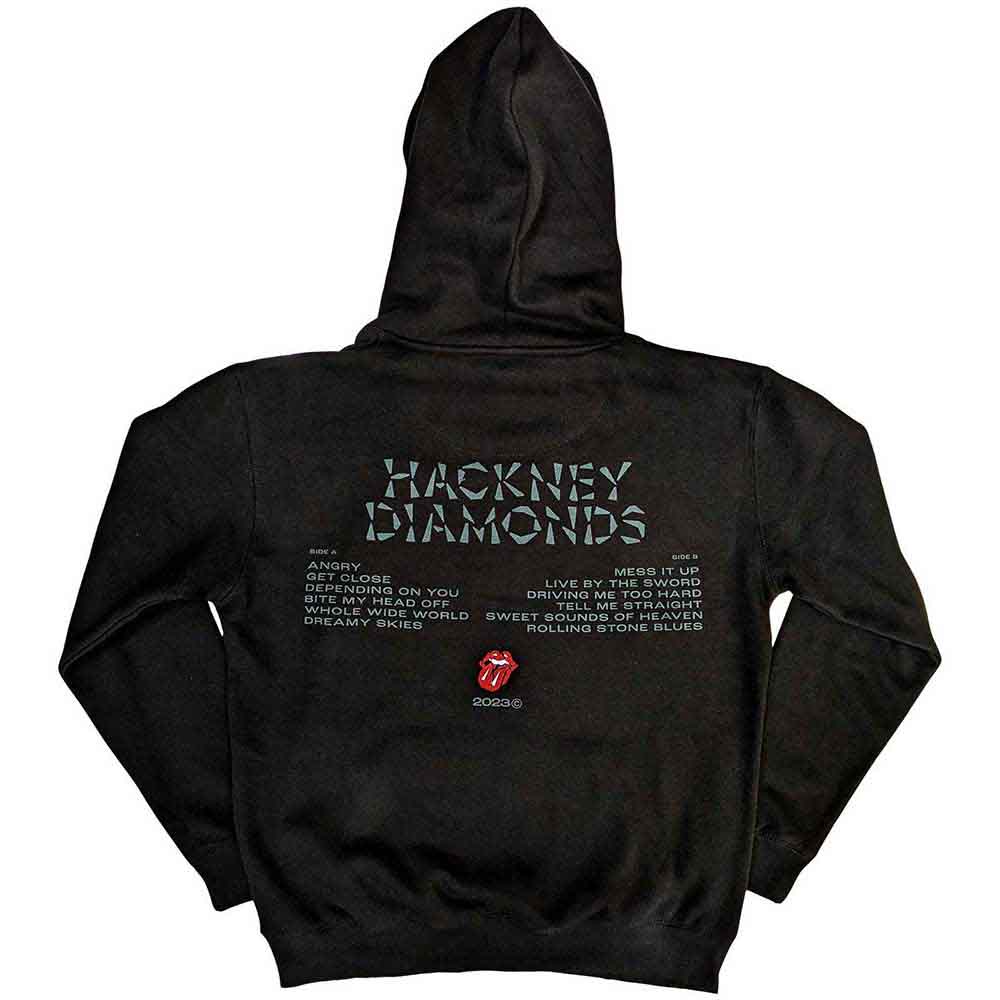 The Rolling Stones Unisex Adult Hackney Diamonds Glass Logo Hoodie