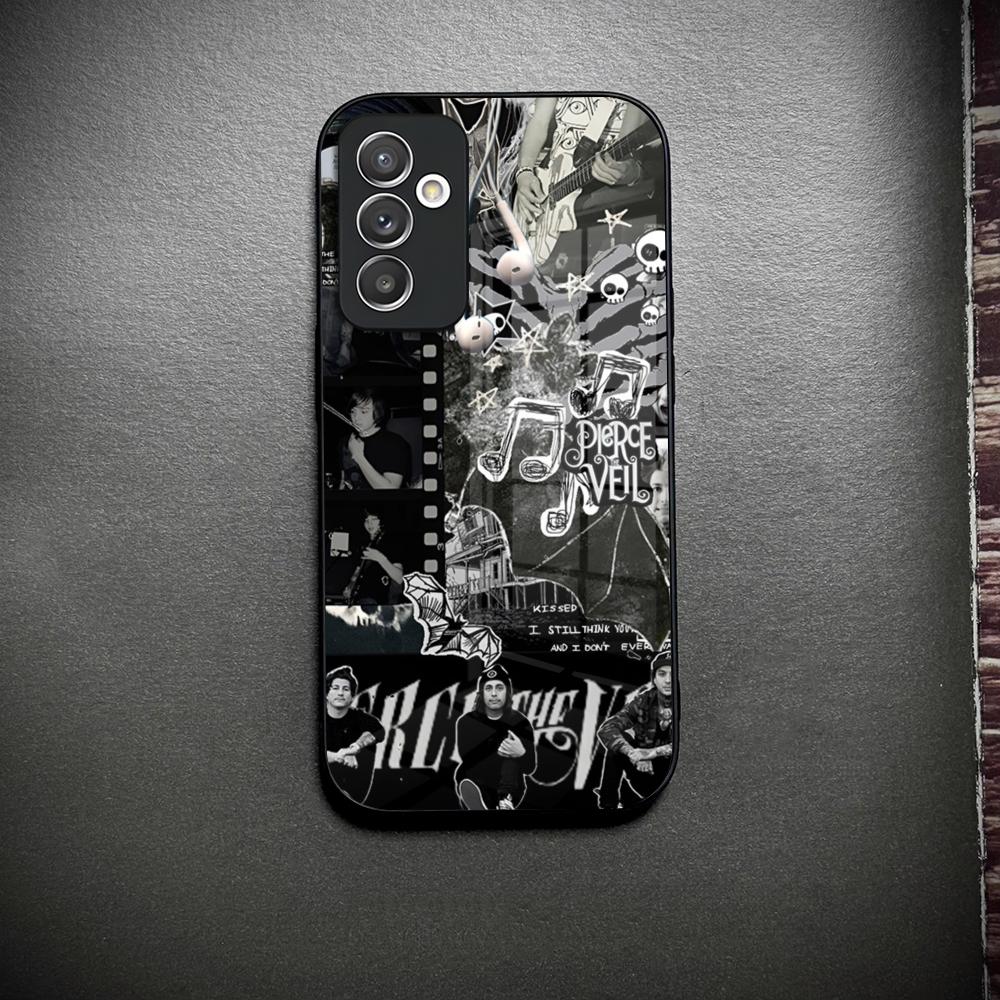 P-Pierce The Veil Band Handyhülle Glas Für Samsung Galaxy S26 S23 S25 S24 S21 S22 S20 Ultra Fe Plus A34 A15 A14 Hülle