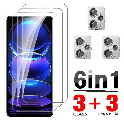 Tempered Glass Screen Protector Camera Lens Film for Redmi 13C 12 12C Note 13 11 12S 5G / 12 Pro/ 12 Pro+ Plus Glass Film For Samsung A14 A24 A34 A54