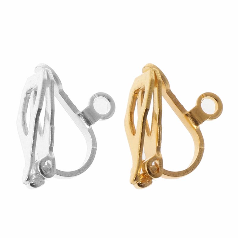 Clip-on Oorbellen Converter met Makkelijk Open Lus voor Hypoallergene Oorbellen Clip