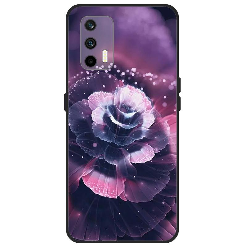Funda Para Realme GT 5G Funda RMX2202 Cubierta Trasera de Silicona Suave Para OPPO Realme GT 5G 6.43 pulgadas Dibujos Animados TPU Parachoques de Teléfono Bolsas Estuche