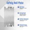 Nail Plates for Wood Studs 1.5 x 2.5 Inch Nail Plate Studguards Sharp Pointed Prongs Anti-Nail Protection Plate Shield Protect Plumbing and Wiring