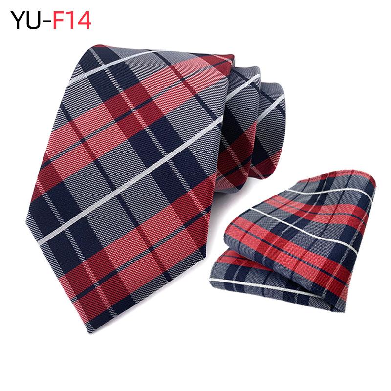 Polyester Paisley Tie Pocket Towel Two-Piece Set, Business Tie