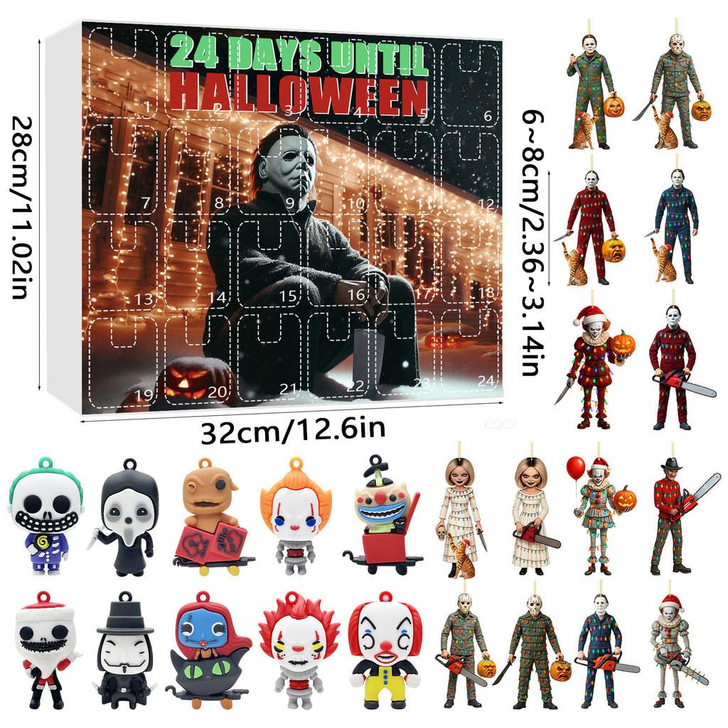

Happy Halloween Horror Character Acrylic Garland With Pvc Figures For Holiday Decor And Gift Giving Style A