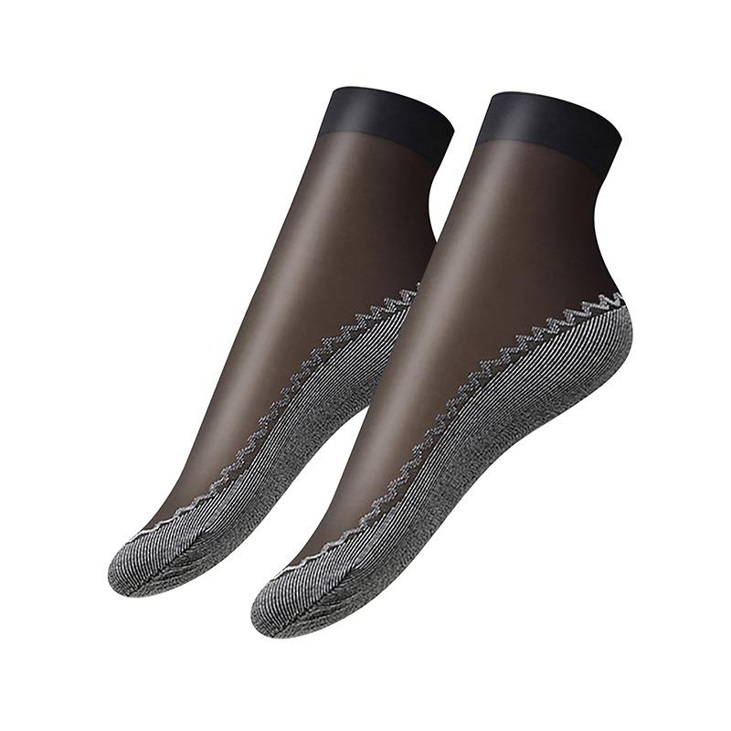 10pairs Womens Anti-Slip Socks ,Sweat Absorbing Cotton Bottom Velvet Socks, Ultrathin Breathable Summer Autumn Casual Sock