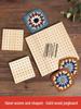 Hexagonal Flower Crochet & Knitting Board - Handmade Tool for Locating and Shaping Granny's Squares