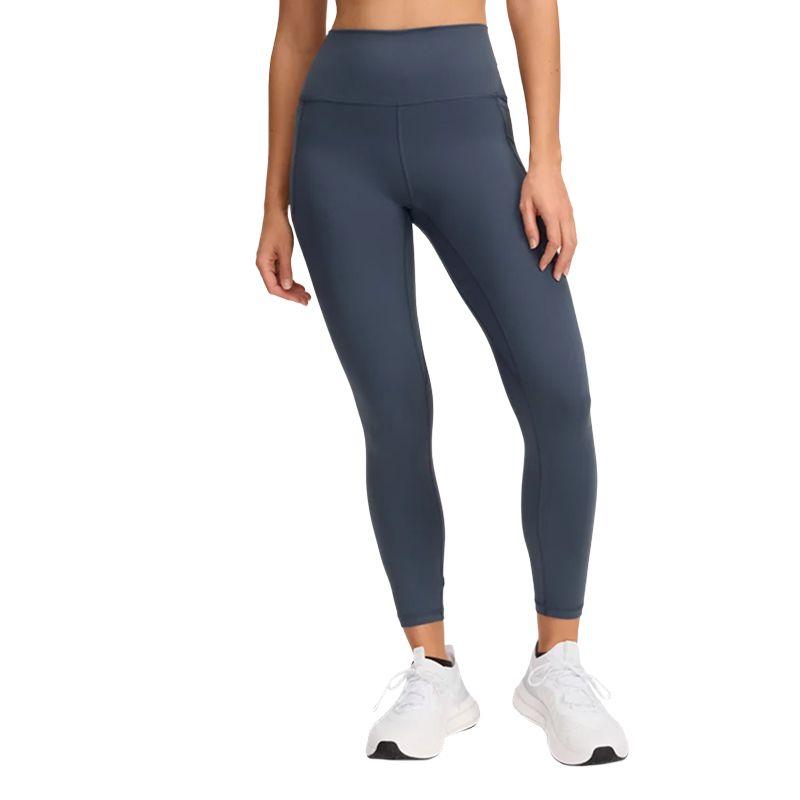 Under Armour Meridian FW24 Solid Comfortable Low Waist Nine Point Sports Pants Women Pants Storm-Gray 1382525-044