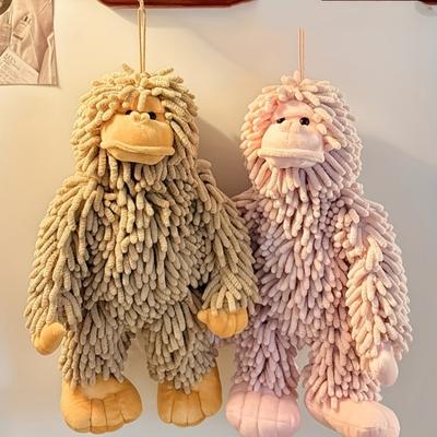 Cartoon Tier Shenier Handtuch 2-in-1, Kinder und Erwachsene Dickes und Niedliches Hängendes Handtuch