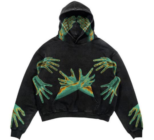 Urban Graffiti Hip Hop 3D Print Sweatshirt Men Women Loose Fit Streetwear Pullover Crew Neck Casual Top