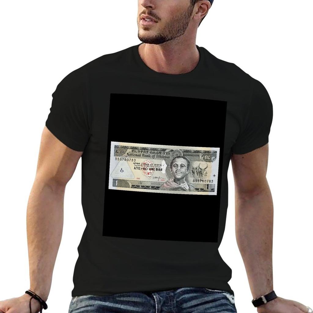 Ethiopian One Birr Tshirt Anime T Shirts Oversize T Shirts For Unisex Cotton Soft Unisex T Shirt Graphic Tshirt