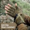 1 Paar Herren Taktische Daumen Taktische Fingerlose Handschuhe für Outdoor-Sportarten Schießen Jagd Airsoft & Radfahren