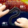 1/2Pcs Winding Protection Line Cable Winder Organizer TPU Electric Vehicle Brake Wire Protection Sleeve Electronic Scootor