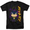 Batman Cute Kanji T Shirt Licensed Comic Book Tee Black