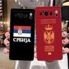 Serbien-Flagge für Google Pixel 8 7 6 Pro 6A 5G, schwarze Handyhülle, weiche, stoßfeste Rückseite, Silikon-TPU-Shell Coque