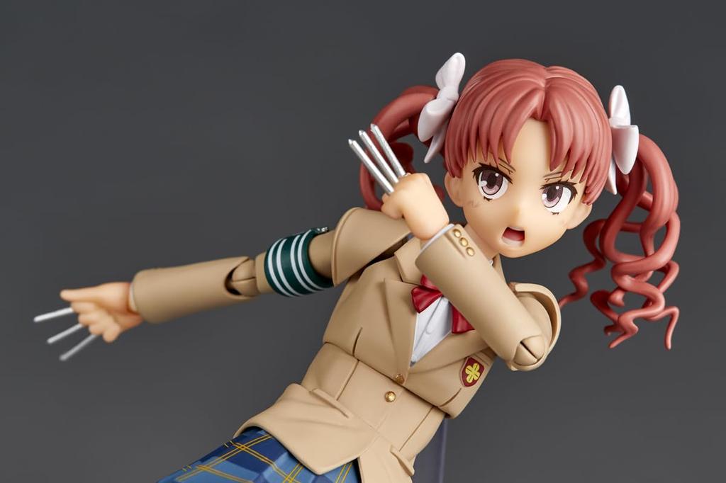 Revoltech Amazing Yamaguchi A Certain Scientific Railgun Kuroko Shirai Action Figure (Winter Ver.)