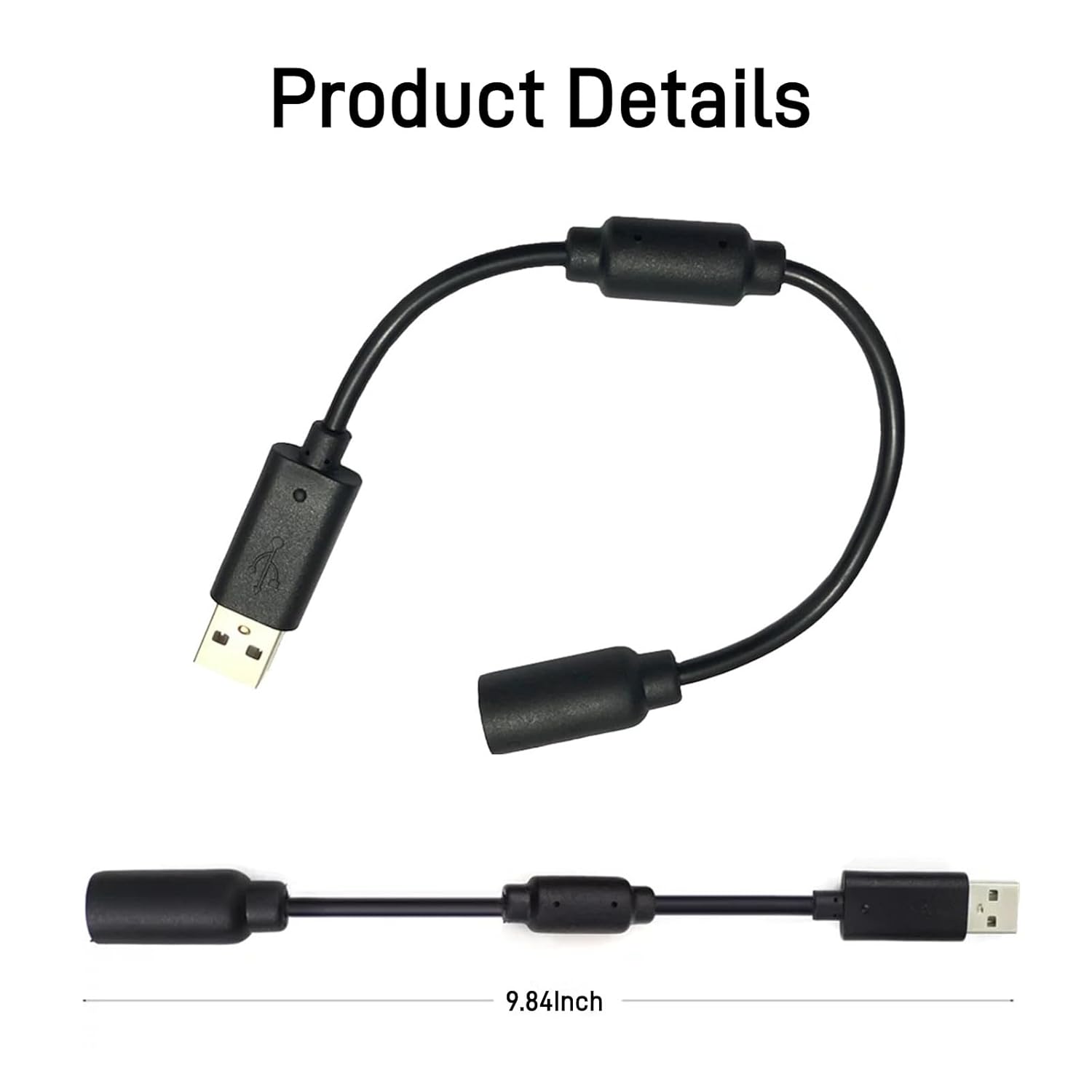 USB Breakaway Cable Compatible with Logitech G29, G27, G923, G920, Thrustmaster Ferrari 458 Spider Racing Wheel