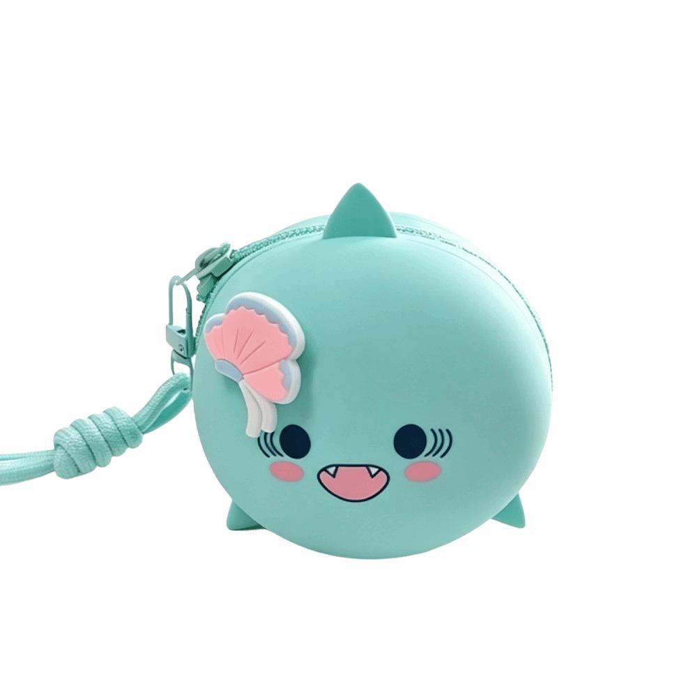 Creative Silicone Soft Pencil Case Multifunctional Large Capacity Stationery Bag Dinosaur Rabbit Pencil Pouch Boys And Girls