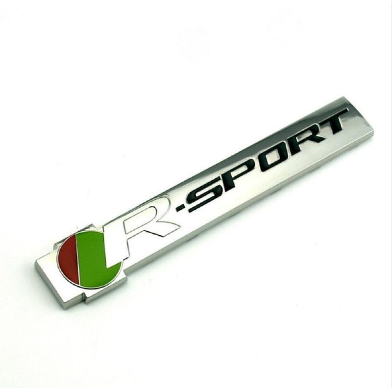 R SPORT Emblem  Side Plate Car Badge for Jaguar XK XF XJ XFR R Type XJS