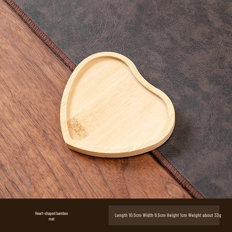 Round Bamboo Anti-Slip Mat & Tray for Indoor Plants, Coasters, and Decor