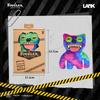Lab Series Soft Plush Doll Funny Ugly Cute Teeth Monster Toys 22cm Color Cartoon Figures Chlidren Birthday Trend Gifts
