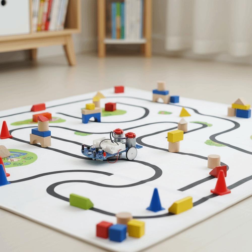 Smart Patrol D2-5 Intelligent Tracking Car DIY Kit Electronics Project Kit  Electronics Assembly