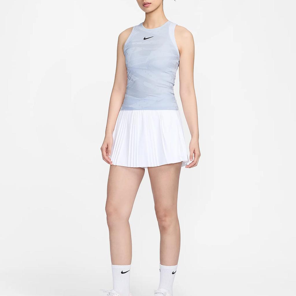 Nike Tank Tops Women's White Crew Neck Moderate FZ6476-085