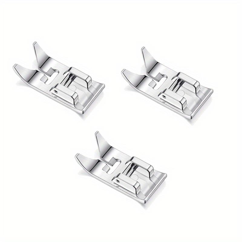 1/3/5Pcs Universal Sewing Presser Foot, Straight Stitch & Zig Zag Foot with Needle Threader for Low Shank Domestic Machines