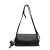 Single-shoulder Bag Women Retro PU Simple and Versatile Crossbody Bags, Lychee Texture Casual Commuting Quality Bag