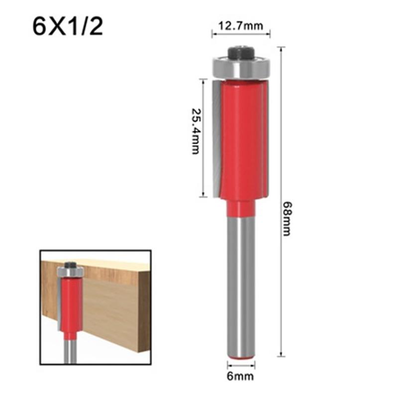 

Концевая фреза фрезерных фрез с хвостовиком 6 мм 1/4 дюйма для удлиненной обрезки древесины 6*1/2