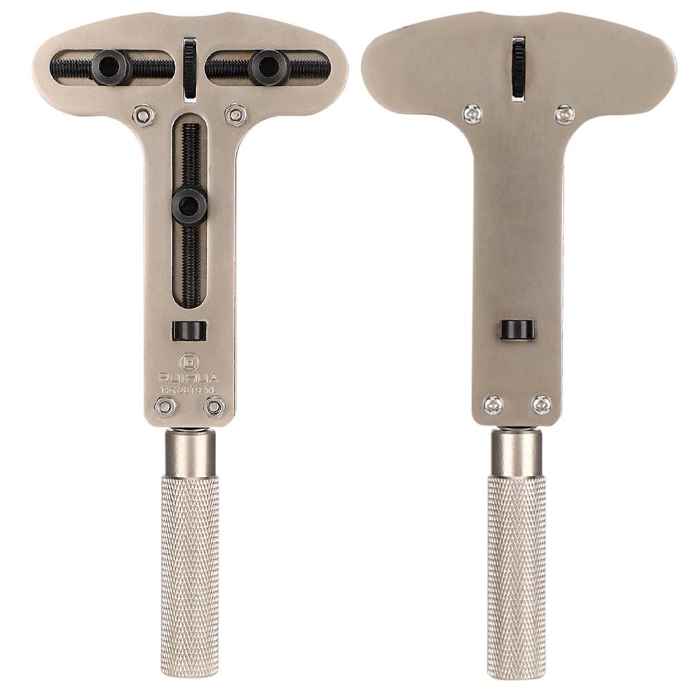 Metal Three Jaw Watch Back Case Opener Cover Remover Wristwatch Repairing Tool with Accessory