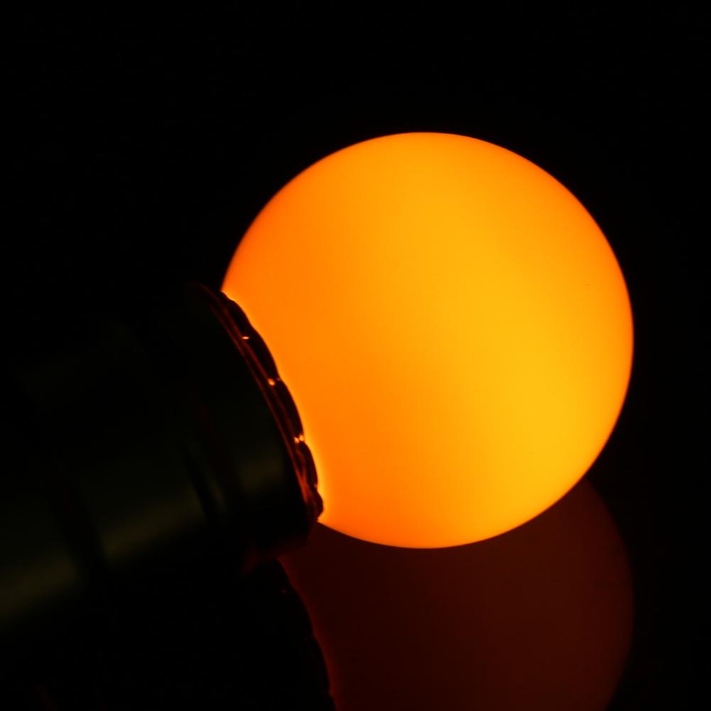 2W E27 Multicolor Round LED   Light Bulb Globe Lamp Home Bar Shop Lighting White